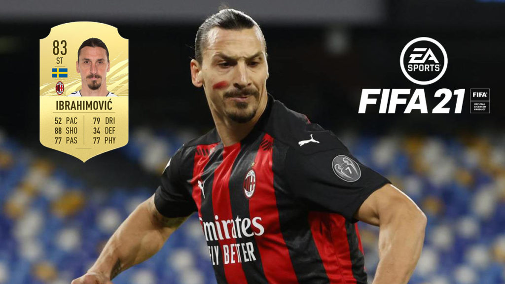 Zlatan Ibrahimovic portada del Fifa 21