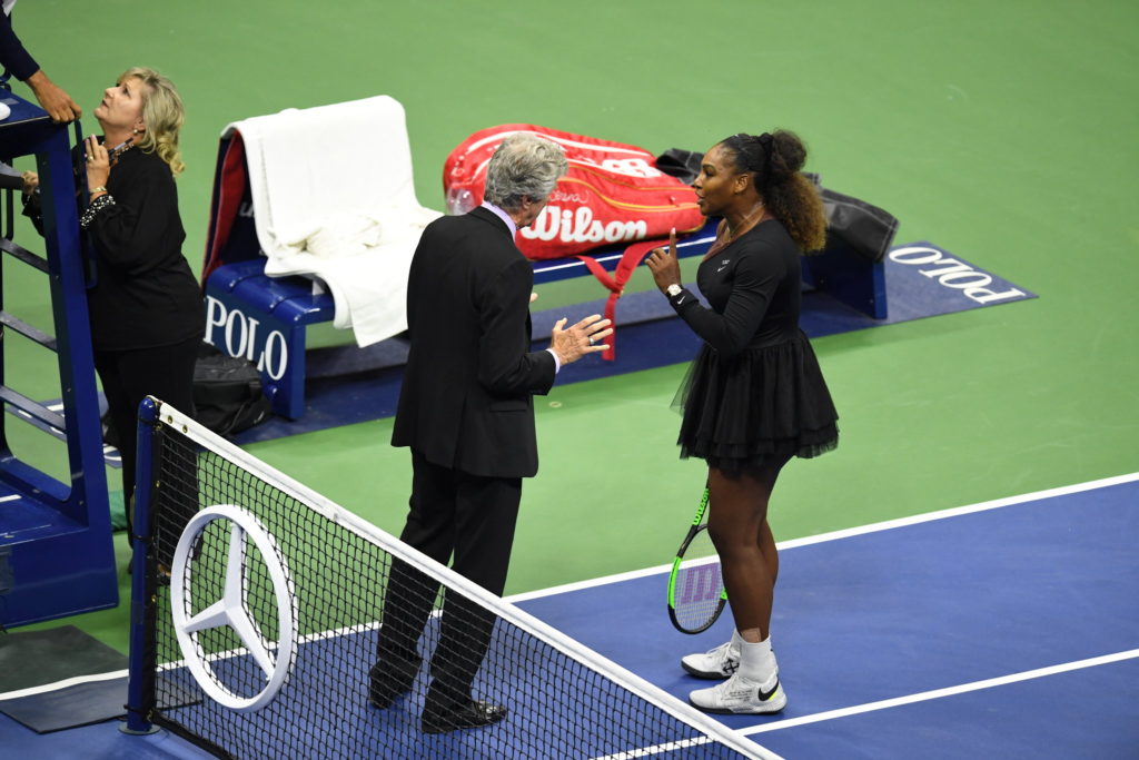 Serena contra juez de tenis