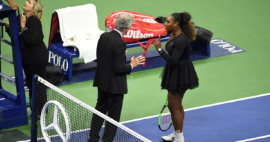 Serena contra juez de tenis