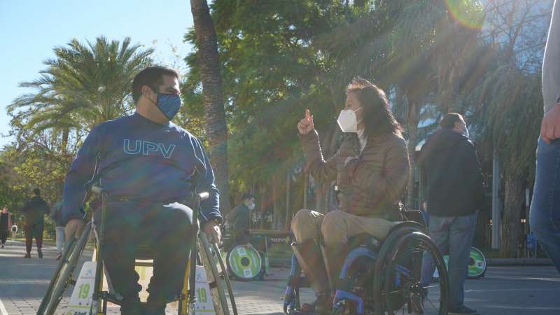 Teresa Perales anima a la práctica deportiva en la UPV