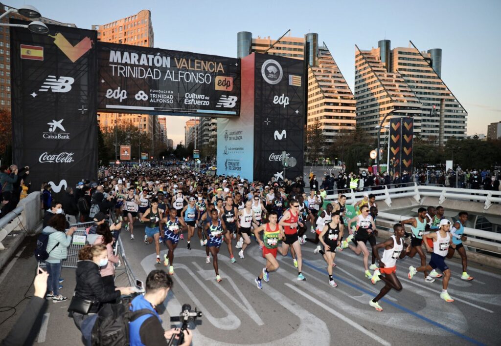 Salida de arco Maratón de Valencia