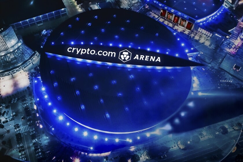 Staples Arena es ahora Crypto.com Arena