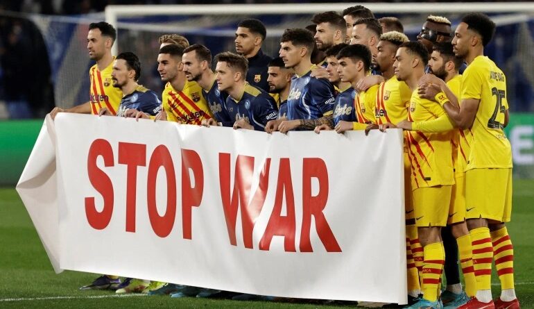 Paremos la guerra Rusia - Ucrania deporte(1)