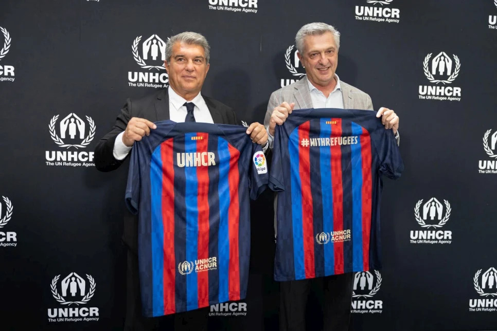 Acuerdo entre FC Barcelona y UNHCR ACNUR España